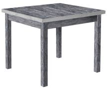 Expressly Hubert Rustic Grey Wood Nesting Table with Metal Band - 29"L x 29"W x 29 1/2"H