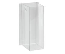 Rectangular Clear Acrylic Tong Holder - 6"L x 1 1/2"W x 3 3/4"H