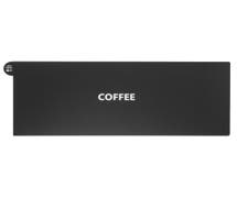 Expressly HUBERT Black Repositionable Airpot Wrap With "Coffee" Imprint - 9"H