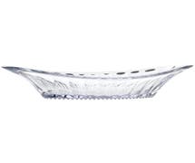 Hubert 8 oz Clear SAN Plastic Banana Split Dish