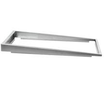 Expressly Hubert Full Size Super Low Profile Stainless Steel Pan Elevator - 20"L x 12"W x 2"H
