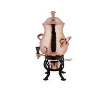 Expressly Hubert 50 Cup Hammered Copper Finish Coffee Urn - 11"Dia x 23 1/2"H