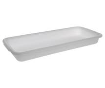 White Polyethylene Multi-Purpose Food Pan - 30"L x 12 1/2"D x 4"D