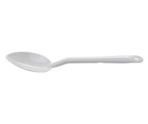 HUBERT Solid White Polycarbonate Serving Spoon - 11"L
