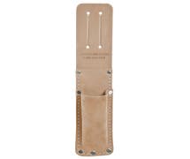 Expressly Hubert Brown Leather Knife and Box Cutter Holster - 11 1/4"L x 2 1/4"W x 1 1/4"H