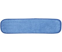 HUBERT Blue Microfiber Standard Wet Mop - 18"L x 5"W