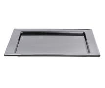 HUBERT Square Black Melamine Tray - 14"L x 14"W x 1"H