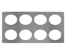 Expressly Hubert Stainless Steel Cut-Out Tile For Bain Maries
