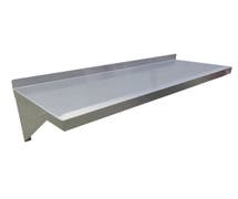 HUBERT 18 Gauge Stainless Steel Wall Shelf - 60"L x 12"W