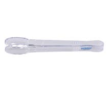 HUBERT Clear Polycarbonate Scalloped Tong - 9"L