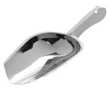 Hubert Solid Stainless Steel Ice Scoop - 9 1/4"L x 3 1/4"W