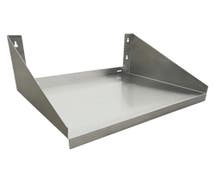 Hubert Stainless Steel Wall Mount Microwave Shelf - 24"L x 24"W x 10"H