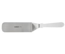HUBERT Stainless Steel Flexible Turner with White Polypropylene Handle - 8"L Blade