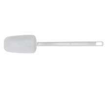 Hubert White Vinyl Spoon Spatula with Polystyrene Handle - 14"L