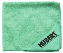 HUBERT Green Microfiber Towel - 16"L x 16"W