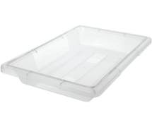 Hubert 2 gal Clear Plastic Half Size Food Storage Box - 18"L x 12"W x 3 1/2"D
