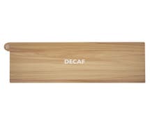 Expressly HUBERT Butcher Block Repositionable Airpot Wrap With "Decaf" Imprint - 7 1/2"H