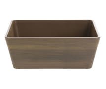 Expressly Hubert1/2 Size Acacia Melamine Pan Housing - 12 3/4"L x 10 1/4"W x 6"H