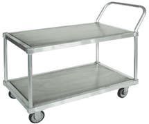 Hubert Aluminum Produce Cart - 48"L x 26"W x 42 1/2"H