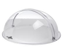 Expressly Hubert Round Polycarbonate Rolltop Cover - 18 3/4"Dia x 9 1/2"H