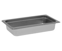 Hubert 1/4 Size 22 Gauge Stainless Steel Steam Table Pan - 2 1/2"D