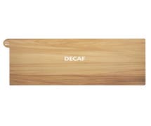 Expressly HUBERT Butcher Block Repositionable Airpot Wrap With "Decaf" Imprint - 9"H