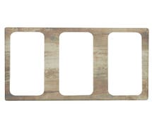 Expressly Hubert1/3 Size Reclaimed Wood Melamine Cold Tile - 21"L x 12 3/4"W