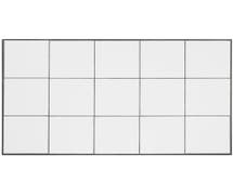Expressly Hubert HotTiles Full Size White Stainless Steel Tile - 21"L x 12 3/4"W
