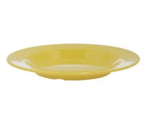 HUBERT 13 oz Wide Rim Yellow Melamine Bowl