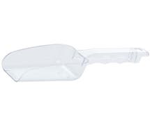 HUBERT Clear Plastic Scoop - 7 3/4"L x 2 3/4"W x 1 3/16"H