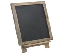 Expressly HUBERT Natural Mango Wood Chalkboard Sign With Easel - 12"L x 6"W x 11 3/4"H