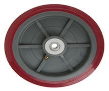 Hubert Red Polyurethane Replacement Wheel - 8"Dia