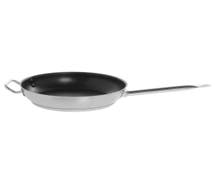 HUBERT Stainless Steel Nonstick Fry Pan with Helper Handle - 12 1/2"Dia x 2 1/5"H