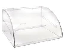 Expressly Hubert Rectangular Euro-Style Clear Acrylic Bottomless Countertop Display Case - 20"L x 18"W x 12"H