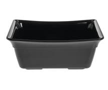 Expressly HUBERT 1/2 Size Black Curveware Pan - 9 7/8"L x 12"W x 6"D