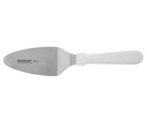 HUBERT Stainless Steel Pie Server with White Polypropylene Handle - 5"L Blade