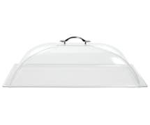 Expressly Hubert Full Size Clear Plastic Solid Dome Cover For PanAramics Pan - 20"L x 12"W x 6"H
