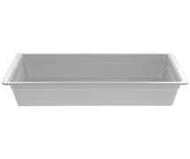 Expressly Hubert Full Size White Melamine Cold Food Pan - 20 3/4"L x 12 3/4"W x 4"H