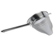 Hubert Stainless Steel Bouillon Strainer with Hollow Handle - 8"Dia
