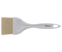 Hubert Boar Bristle Pastry Brush with White ABS Plastic Handle - 9"L x 3"W