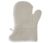 Hubert Beige Terry Cloth Oven Mitts - 13"L