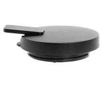 Hubert Black Plastic Replacement Decanter Lid - 3 1/2"L x 1 1/4"H