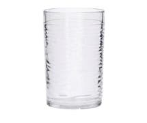 Hubert Watermark Clear Plastic Tumblers 12 Oz