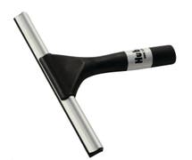 HUBERT Black Plastic / Rubber Window Squeegee - 12"L