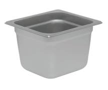 Hubert 1/6 Size 24 Gauge Stainless Steel Steam Table Pan - 6"D