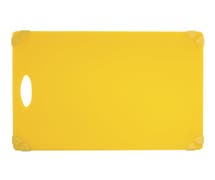 HUBERT Yellow Polypropylene Cutting Board with Grippers - 15"L x 20"W x 1/2"H