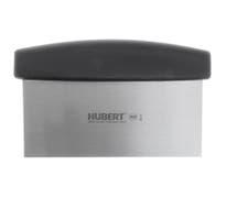 Hubert Stainless Steel Dough Cutter with Black Polypropylene Handle - 6"L Blade