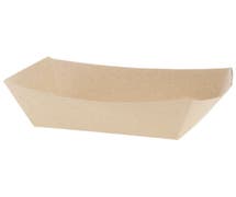 Eco Tray 1 lb Natural SBS Paperboard Food Tray - 5 3/4"L x 4 1/4"W x 1 1/3"H