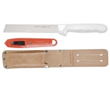 Expressly Hubert Knife and Box Cutter Set with Leather Holster