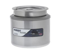 Expressly HUBERT 7 qt Round Stainless Steel Rethermalizer - 10"Dia x 9 3/4"H